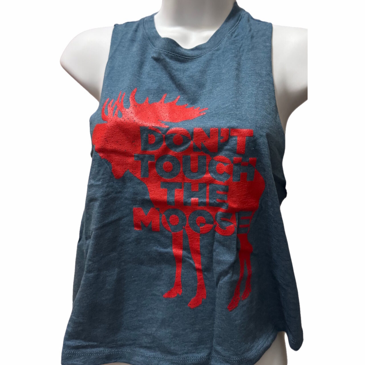 TEE-Don't Touch The Moose Cropped Tank