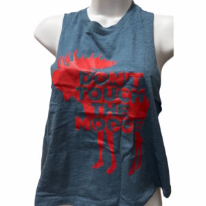 TEE-Don't Touch The Moose Cropped Tank