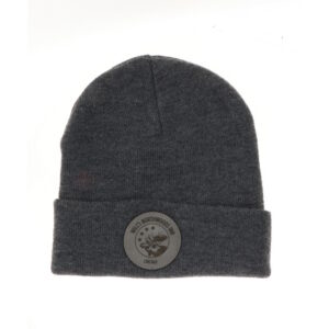 Winter Beanie-Will's Leather Patch (Gray)