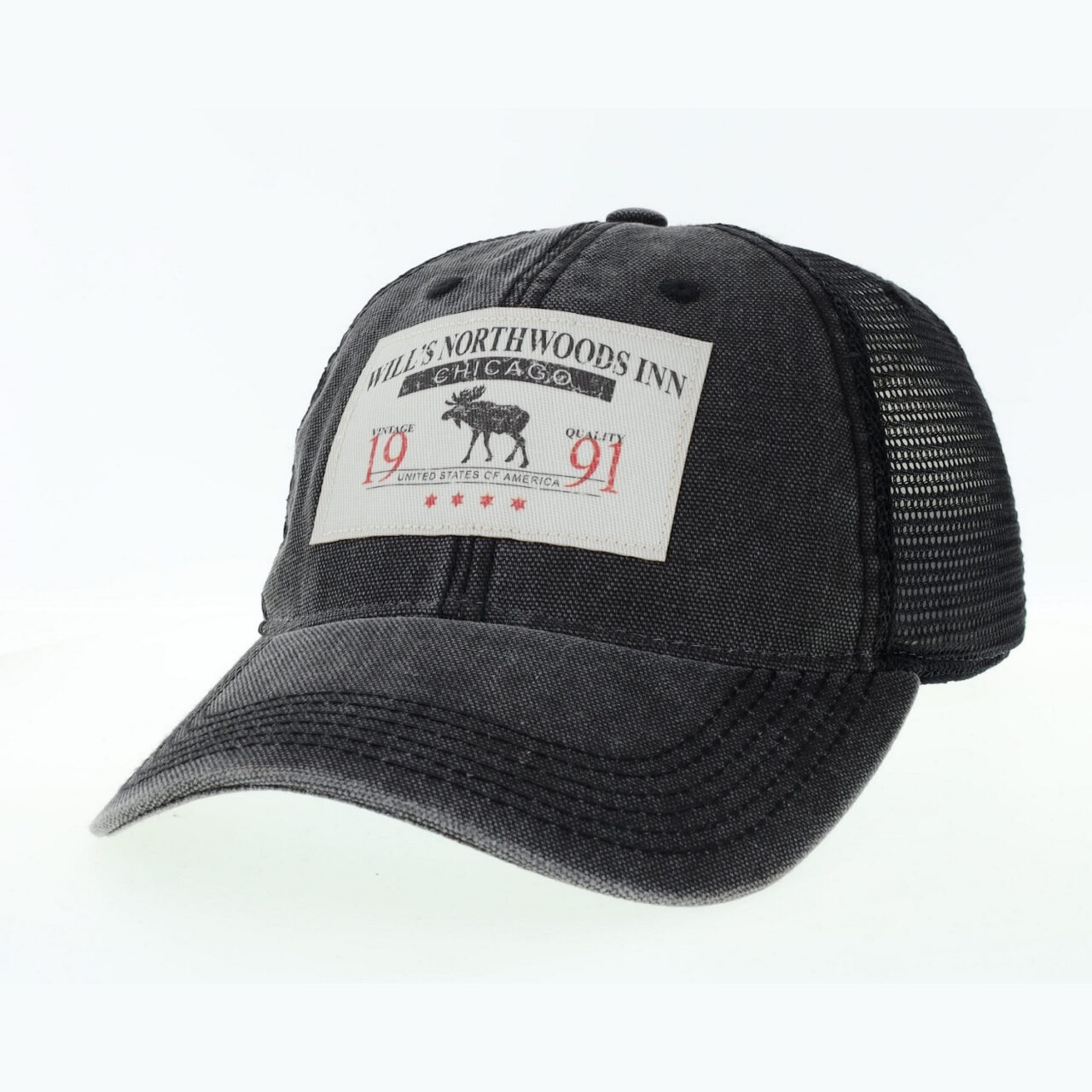 HAT - Moose Trucker Black