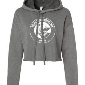 Hoodie - Cropped Gray w/ Logo