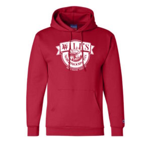 Hoodie - Red Pullover Retro
