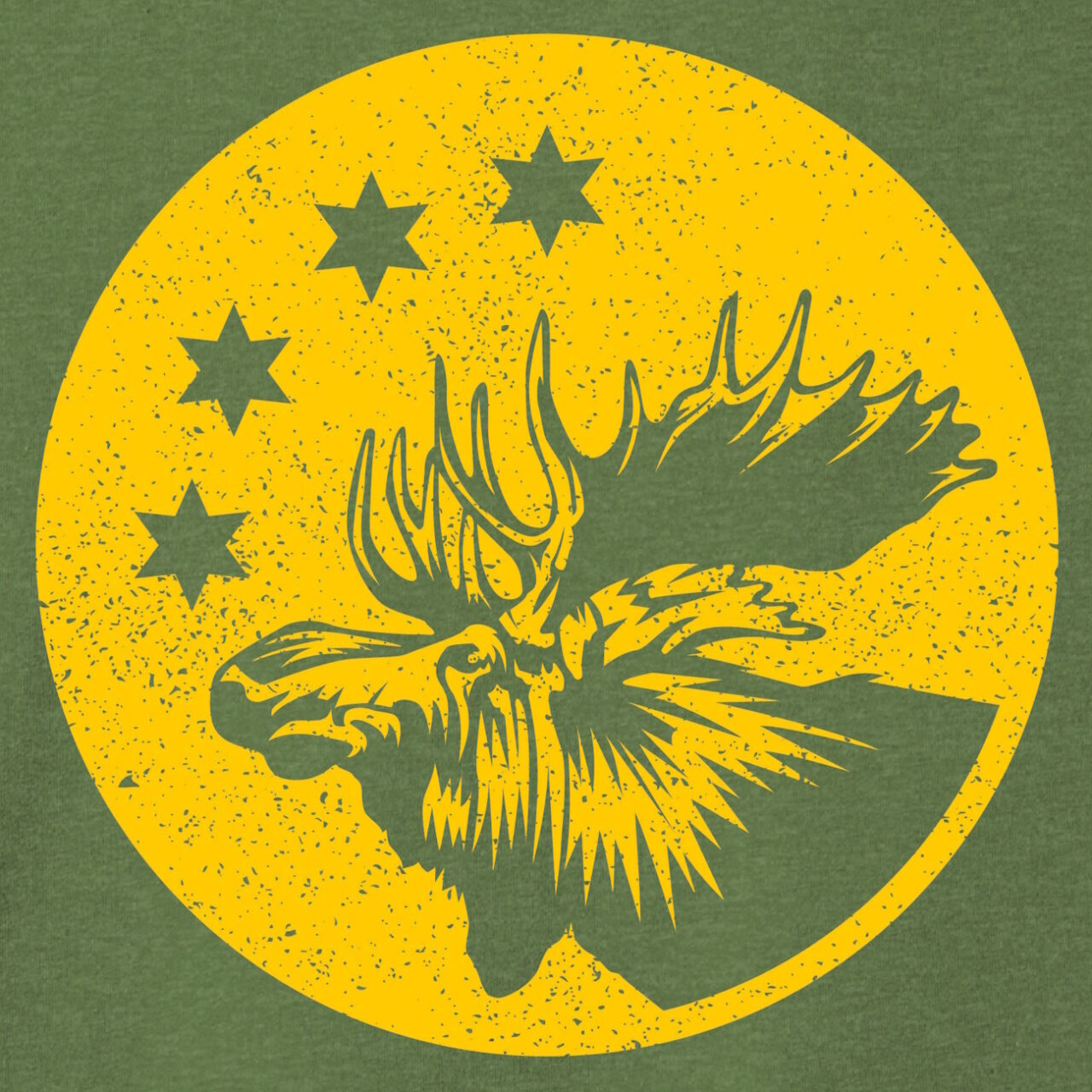 TEE-Will's Moose (Green)