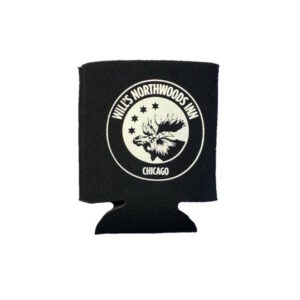 WNI Koozie-Black w/ White