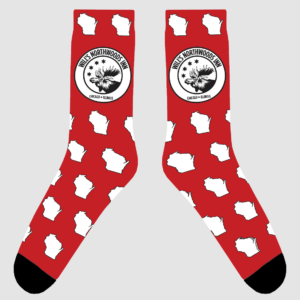 Will's SOCKS-Wisconsin (Red)